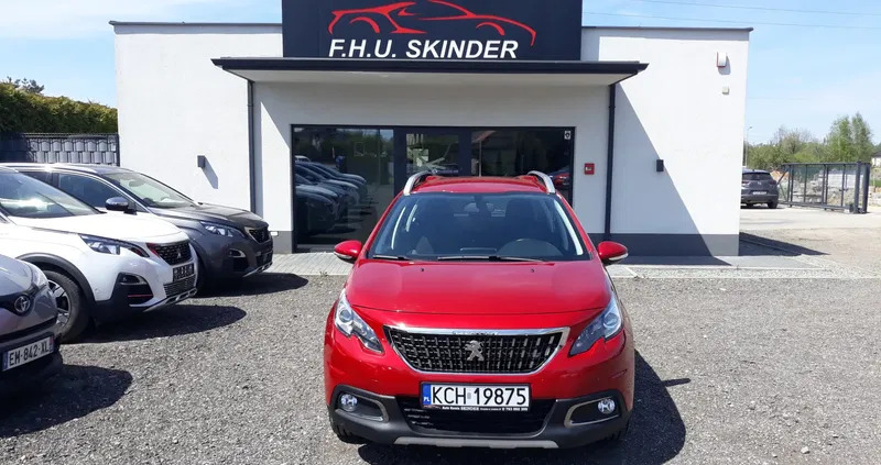 peugeot 2008 Peugeot 2008 cena 44999 przebieg: 106000, rok produkcji 2017 z Sompolno